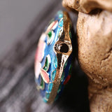 WEIYU 10pcs Ethnic Oil Drop Fower DIY Jewelry Charms Beads