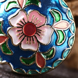 WEIYU 10pcs Ethnic Oil Drop Fower DIY Jewelry Charms Beads
