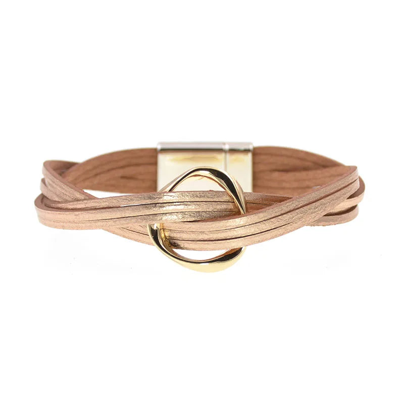 18 Colors Leather Bracelets for Couples
