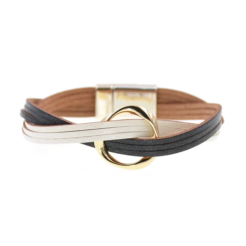 18 Colors Leather Bracelets for Couples