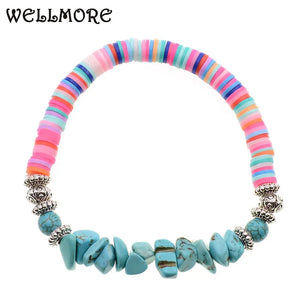 6MM Beaded Bracelet Natural Stone Beads Women's Fashion Jewelry