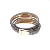 BOHEMIA Horse Fur Bracelets for Women Men's Multiple Layers Wrap Couple Jewelry