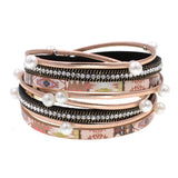 Bohemia Leather Beads Wrap Bracelet Jewelry