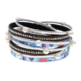 Bohemia Leather Beads Wrap Bracelet Jewelry