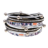 Bohemia Leather Beads Wrap Bracelet Jewelry