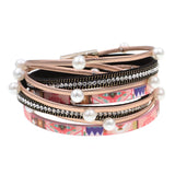 Bohemia Leather Beads Wrap Bracelet Jewelry