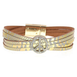 Leopard Print Bracelets for Women - Wrap Bracelets Female Jewelry