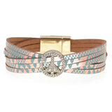 Leopard Print Bracelets for Women - Wrap Bracelets Female Jewelry