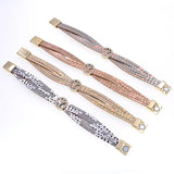 Leopard Print Bracelets for Women - Wrap Bracelets Female Jewelry