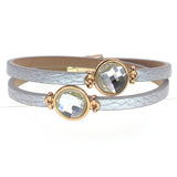 Glass Magnet Wrap Bracelets for Women