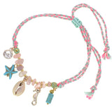 Bohemia Anklets for Women Starfish Shells Stones Beach Party Charm Ankle Bracele