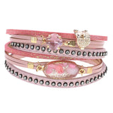 Multilayer Leather Bracelets for Women