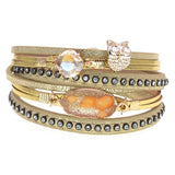 Multilayer Leather Bracelets for Women