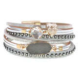 Multilayer Leather Bracelets for Women