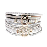 Leather Wrap Bohemian Bracelet for Women
