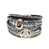 Leather Wrap Bohemian Bracelet for Women