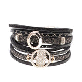 Leather Wrap Bohemian Bracelet for Women