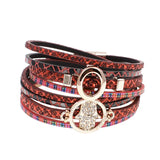 Leather Wrap Bohemian Bracelet for Women