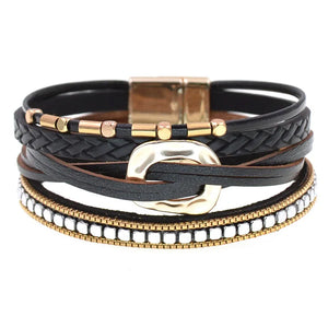 Vintage Leather Bracelets for Women - 8 Colors 3 Sizes
