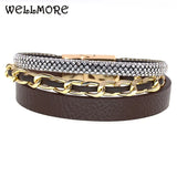 Bohemia Leather Charm Bracelets for Women