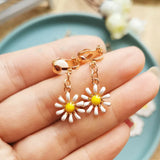 Girls Party Flower Cuff Earrings Korea Style Ear Clip