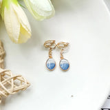 Cartoon Enamel Clip Earrings Small Flower Animal Cuff No Ear Hole Earrings