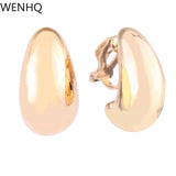 Korea Style Teardrop Stud Clip Earrings No Piercing Ear Clip