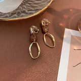Women's Clip on Earrings Geometric Pearl Rhinestone Ear Cuff Jewelry