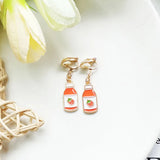 Arrival Small Clip on Earrings Without Pierced for Girls Birthday Party Cartoon