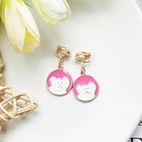 Arrival Small Clip on Earrings Without Pierced for Girls Birthday Party Cartoon