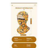 Winter Warm Boy Girl Hood Cap Soft Sport Scarf Neck Warmer Ski Face Cover Yellow