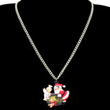 Acrylic Christmas Necklace Pendant Chain Choker Decoration Jewelry Gift