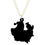 Acrylic Christmas Necklace Pendant Chain Choker Decoration Jewelry Gift