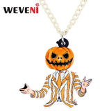 Acrylic Halloween Zombie Necklace Pendant Choker