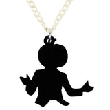 Acrylic Halloween Zombie Necklace Pendant Choker