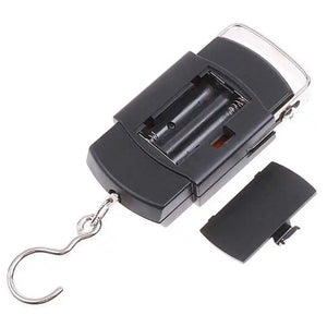 WH-A08L 50kg x 10g Mini Digital Luggage Scale LCD Electronic Hanging Scale