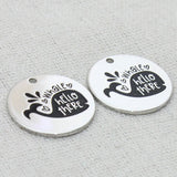 WHALE HELLO THERE Necklace, Engraved Jewelry, Sister Gifts