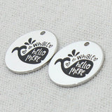 WHALE HELLO THERE Necklace, Engraved Jewelry, Sister Gifts