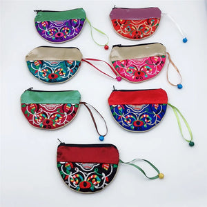 10PC Chinese Silk Bags Pouchs Wallet