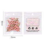 30 Pcs Ribbon Charms Cancer Awareness Alzheimer Pendant for DIY Jewelry Making