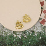 100Pcs Rabbit Shape Earrings Pendant Jewelry Findings Paint Effect Hand Made