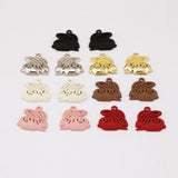 100Pcs Rabbit Shape Earrings Pendant Jewelry Findings Paint Effect Hand Made