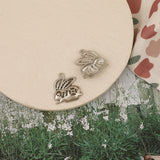 100Pcs Rabbit Shape Earrings Pendant Jewelry Findings Paint Effect Hand Made