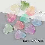 100pcs 19*21MM Hyacinth Glass Beads Jewelry Findings Components