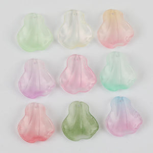100pcs 19*21MM Hyacinth Glass Beads Jewelry Findings Components