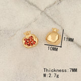 10Pcs 10*11MM Necklace Pendants DIY Char Fruits Shape