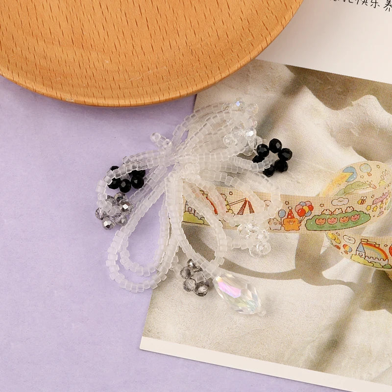10Pcs Crystal Flower Shape Earring Accessories Jewelry Findings Components