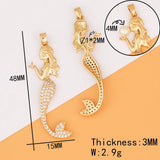 10Pcs CZ Charms Jewelry Findings Components