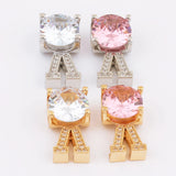 20Pcs 12*22MM Rhodium V Shape Necklace Pendant Jewelry Findings DIY Making