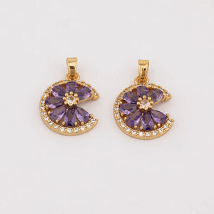 20Pcs Lemon Shape DIY Necklace Pendants Jewelry Findings
